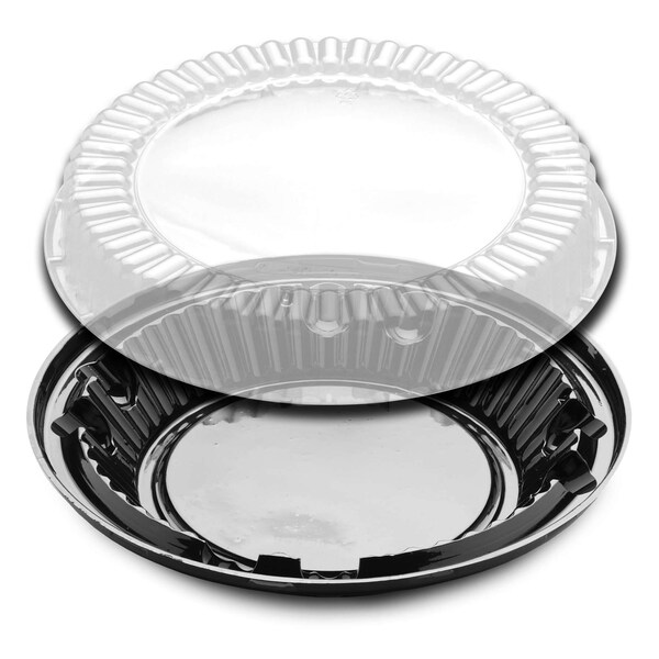 Displaypie D & W Fine Pack 10" Lo-Dome Display Pie Container, PK160 J44-1 - main